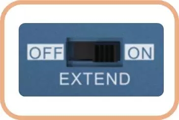 將EXTEND 模式設置為ON